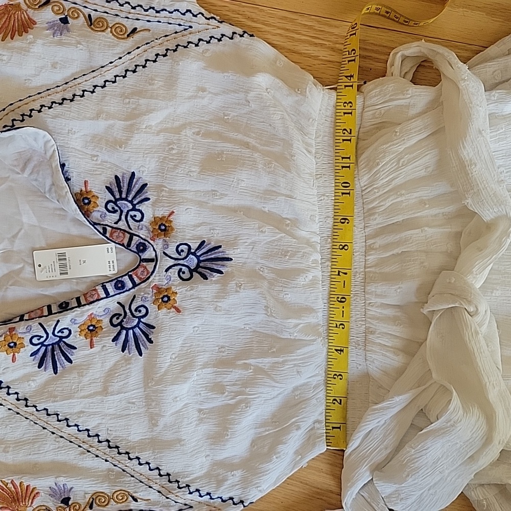 Anthropologie V- Neck Embroidered Dress - Picture 16 of 16